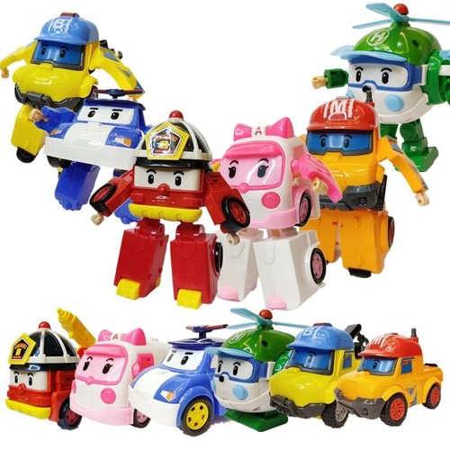 6pcs robocar poli - 6pcs,